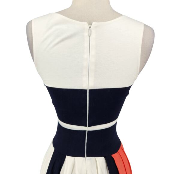 French Connection Maxi Dress – Sleeveless Colorblock Comfortable Chic - Picture 6 of 10